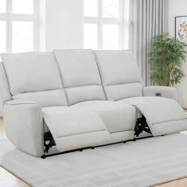 Sylmar Chenille Power Recliner Sofa By Coaster Furniture - Image 3