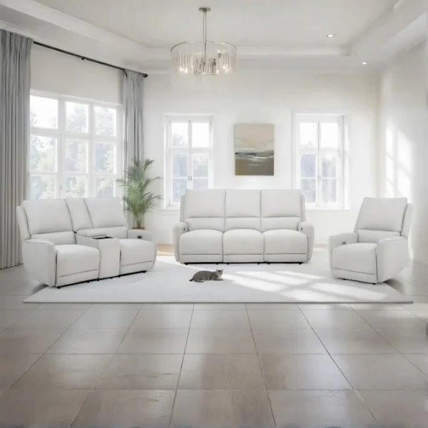 Sylmar Chenille Loveseat Recliner By Coaster Furniture - Image 8