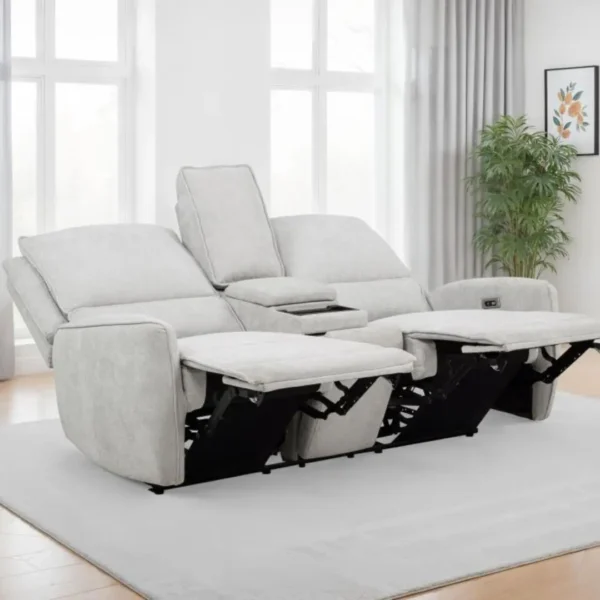 Sylmar Chenille Loveseat Recliner By Coaster Furniture - Image 2