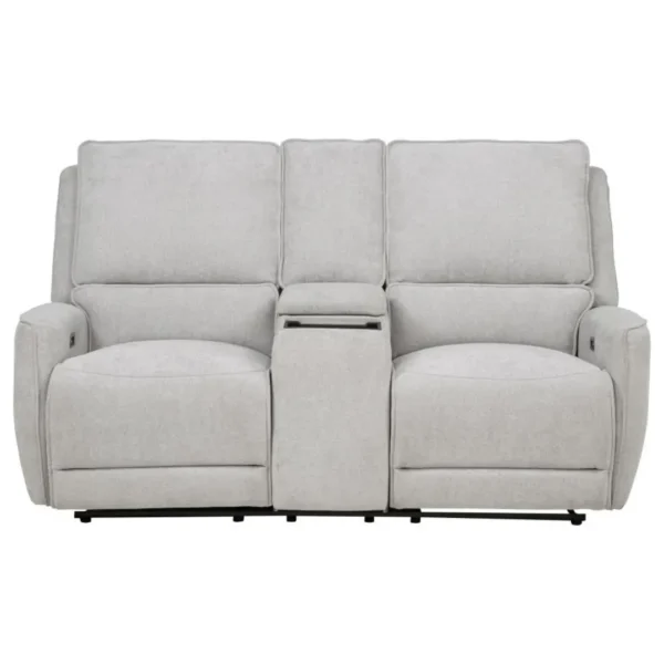 Sylmar Chenille Loveseat Recliner By Coaster Furniture - Image 4