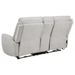 Sylmar Chenille Loveseat Recliner By Coaster Furniture - Image 6