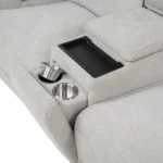 Sylmar Chenille Loveseat Recliner By Coaster Furniture - Image 7