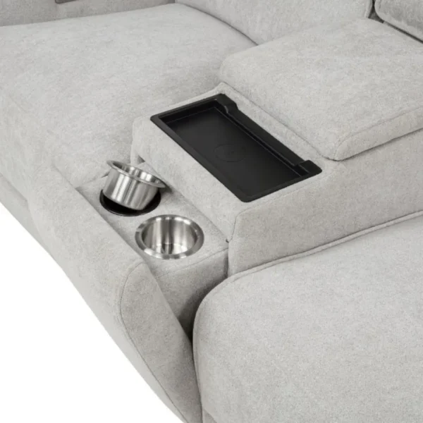 Sylmar Chenille Loveseat Recliner By Coaster Furniture - Image 7