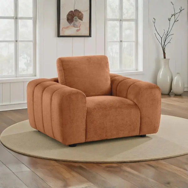 Burnett Chenille Armchair Tufted By Coaster Furniture - Image 2