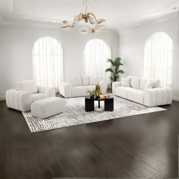 Burnett Chenille Armchair Tufted By Coaster Furniture - Image 8