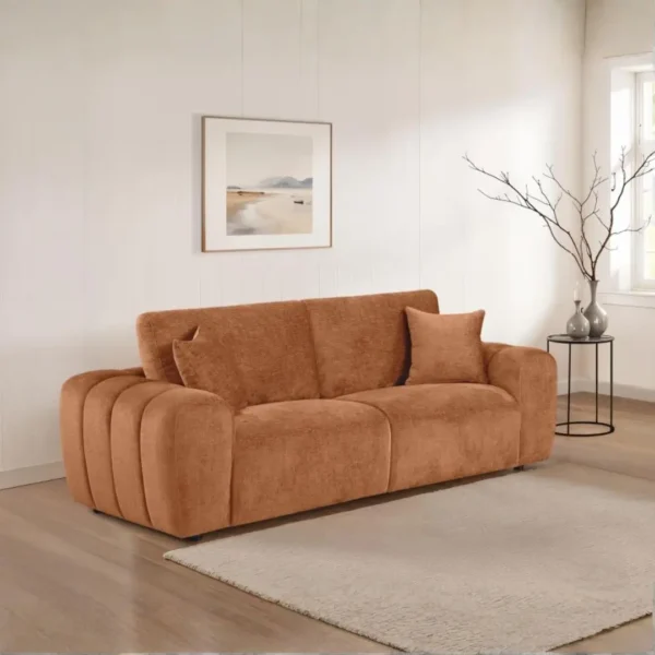 Burnett Chenille Tufted Sofa By Coaster Furniture - Image 2