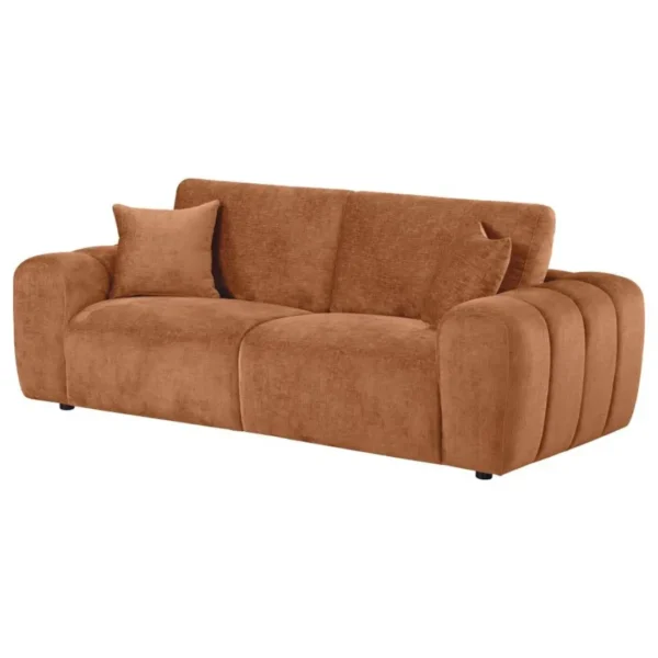 Burnett Chenille Tufted Sofa By Coaster Furniture - Image 5