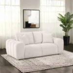 Burnett Chenille Loveseat Upholstered By Coaster Furniture - Image 2