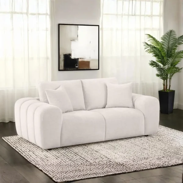 Burnett Chenille Loveseat Upholstered By Coaster Furniture - Image 2