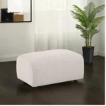 Burnett Chenille Fabric Ottoman By Coaster Furniture - Image 2