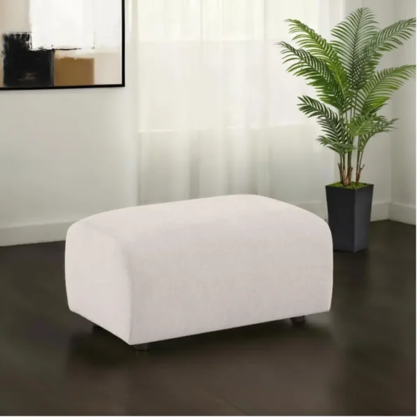 Burnett Chenille Fabric Ottoman By Coaster Furniture - Image 2