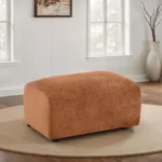 Burnett Chenille Fabric Ottoman By Coaster Furniture
