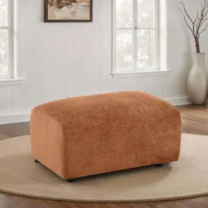 Burnett Chenille Fabric Ottoman By Coaster Furniture