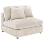 Blaine Striped Linen Chair By Coaster Furniture - Image 2