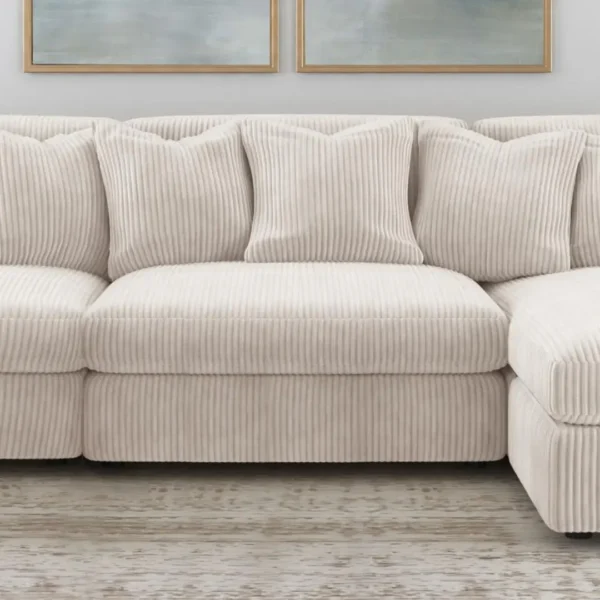 Blaine Striped Linen Chair By Coaster Furniture - Image 3