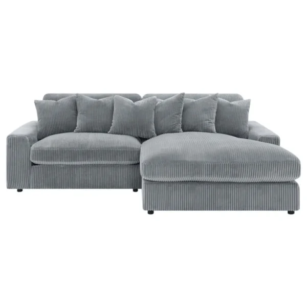 Blaine Sectional Sofa with Chaise Lounge By Coaster Furniture - Image 4