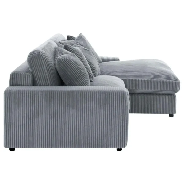 Blaine Sectional Sofa with Chaise Lounge By Coaster Furniture - Image 19