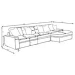 Blaine 3-Piece Sectional Sofa By Coaster Furniture - Image 12