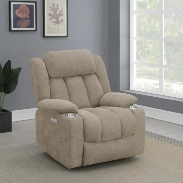 Houston Power Lift Recliner Chair By Coaster Furniture - Image 3