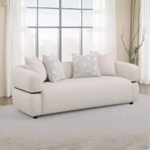 Jeanette 84-Inch Sofa Beige By Coaster Furniture