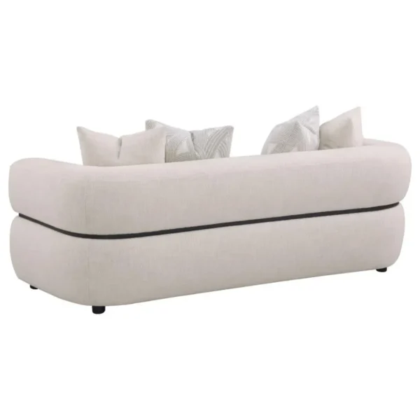Jeanette 84-Inch Sofa Beige By Coaster Furniture - Image 5