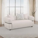 Jeanette 3-Piece Beige Sofa Set By Coaster Furniture - Image 2
