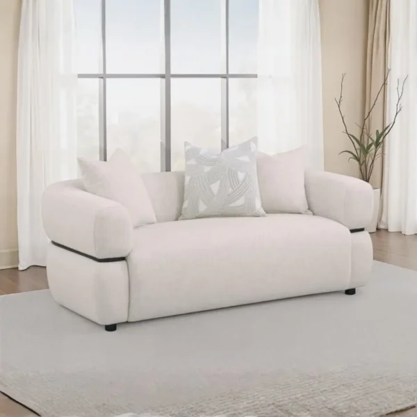 Jeanette 3-Piece Beige Sofa Set By Coaster Furniture - Image 2