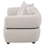 Jeanette 73-Inch Beige Loveseat By Coaster Furniture - Image 4