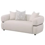 Jeanette 3-Piece Beige Sofa Set By Coaster Furniture - Image 5