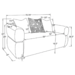 Jeanette 3-Piece Beige Sofa Set By Coaster Furniture - Image 9