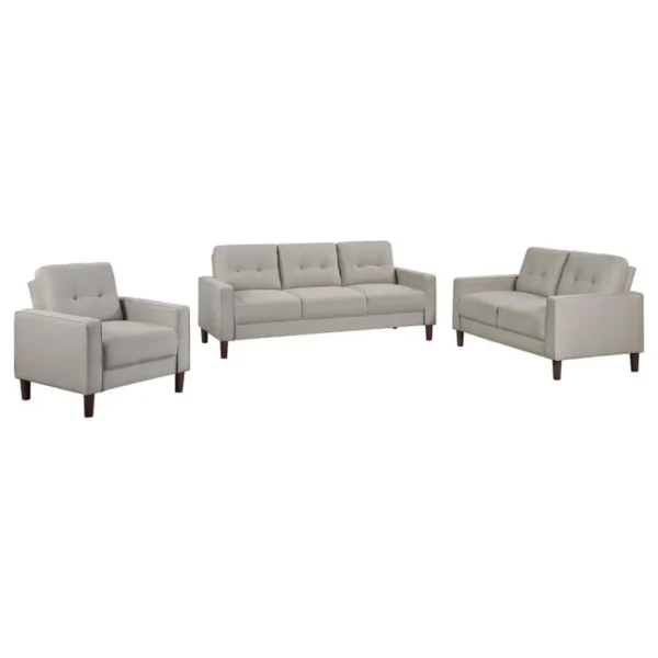 Bowen 3-Piece Tufted Sofa Set By Coaster Furniture - Image 4