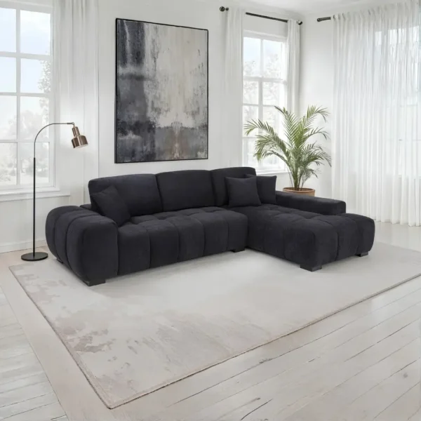 Octavia Chaise Sectional Sofa By Coaster Furniture - Image 2