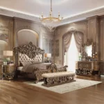 Constantine Leather King Bed by ACME - Image 6