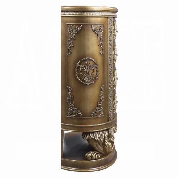 Constantine Gold Wooden Storage Chest by ACME - Image 5