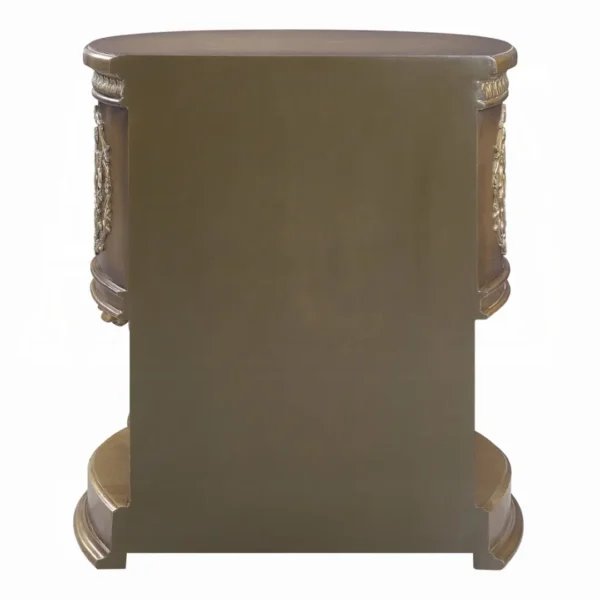 Constantine Gold Wooden Nightstand with Drawers by ACME - Image 5