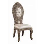 Constantine Leather Side Chair Set of 2 by ACME