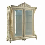 Vatican Champagne Curio Cabinet by ACME