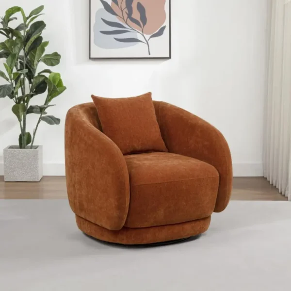 Arnaud Round Swivel Accent Chair By Coaster Furniture - Image 2