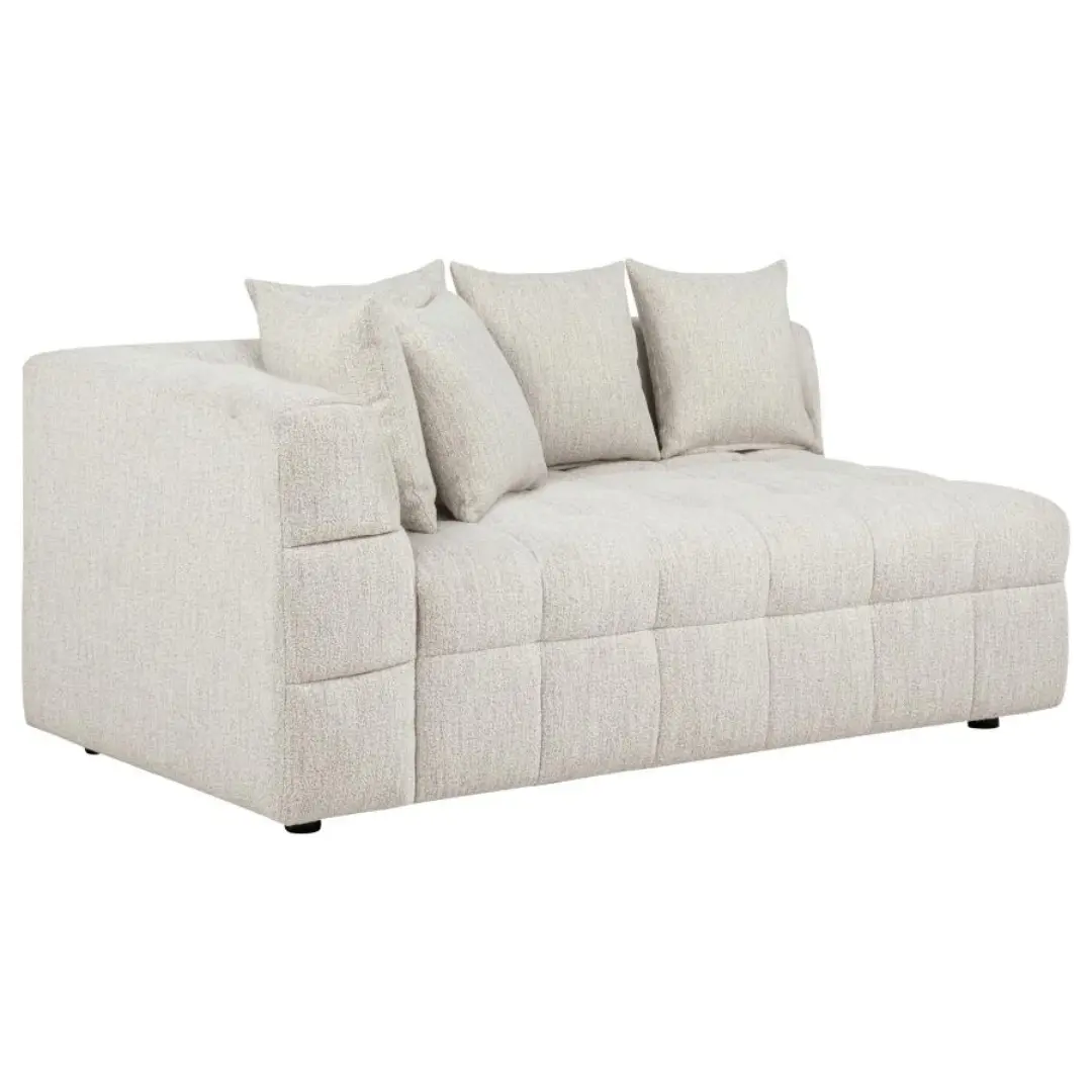 Amara Upholstered Ivory Loveseat By Coaster Furniture | U-Trade Furniture Amara Upholstered Ivory Loveseat By Coaster Furniture - Image 1
