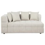 Amara Upholstered Ivory Loveseat By Coaster Furniture - Image 2