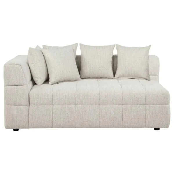 Amara Upholstered Ivory Loveseat By Coaster Furniture - Image 2