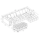 Amara 4 Piece Sectional Sofa By Coaster Furniture - Image 11