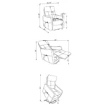 Dayes Upholstered Lift Chair Recliner By Coaster Furniture - Image 13