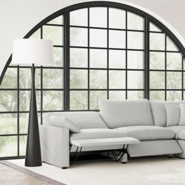 Collins Armless Modern Recliner By Coaster Furniture - Image 3