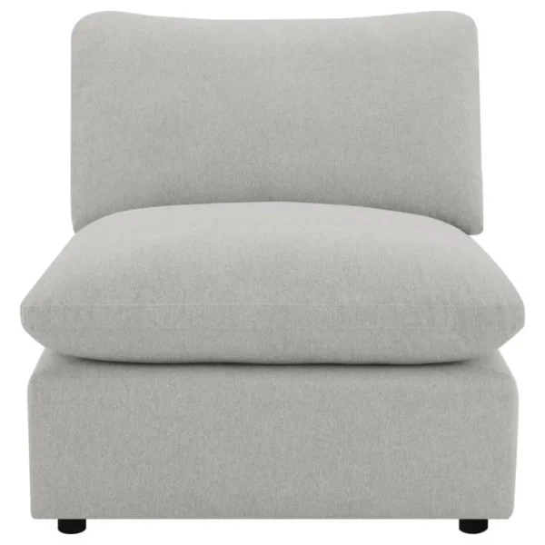Collins Armless Modern Recliner By Coaster Furniture - Image 5