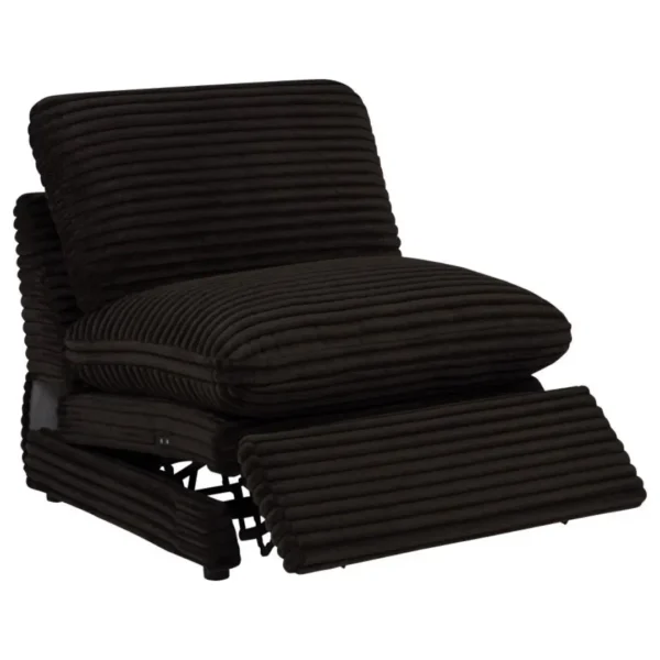 Collins Armless Modern Recliner By Coaster Furniture - Image 4