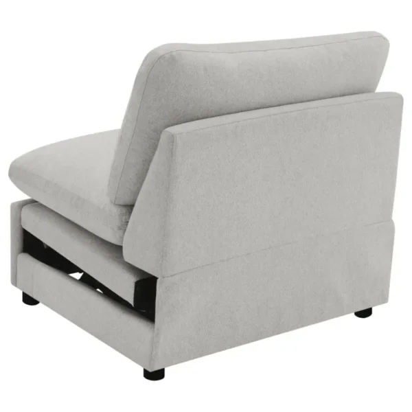 Collins Armless Modern Recliner By Coaster Furniture - Image 11