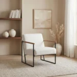 Monsen Fabric Metal Frame Accent Chair By Coaster Furniture