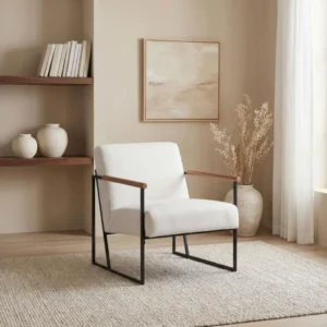 Monsen Fabric Metal Frame Accent Chair By Coaster Furniture