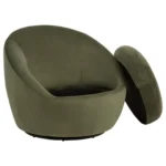 Myernick Velvet Swivel Accent Chair By Coaster Furniture - Image 5
